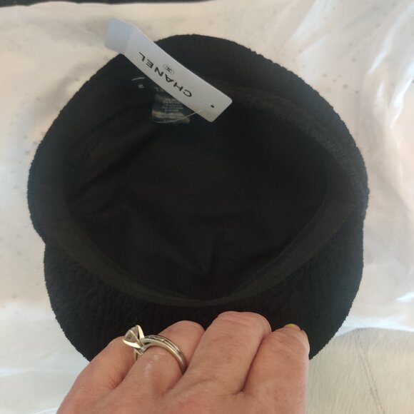 CHANEL Tweed Cap size M (57) New - Picture 3 of 5